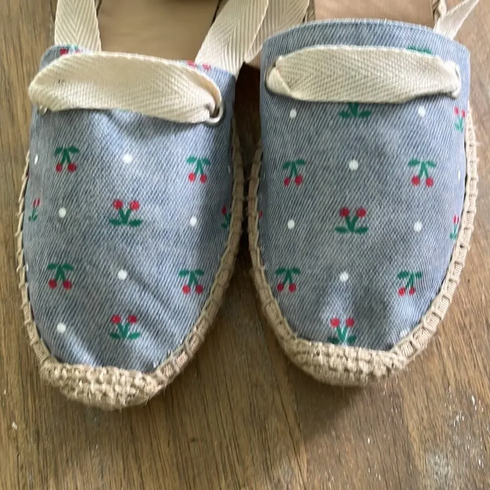 Anthropologie KMB Ankle Tie Espadrilles  Size EU 41